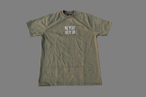 Olive Green "BE YOU" Tee