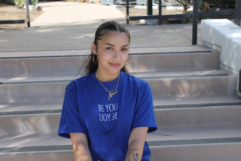 Royal Blue "BE YOU" Tee